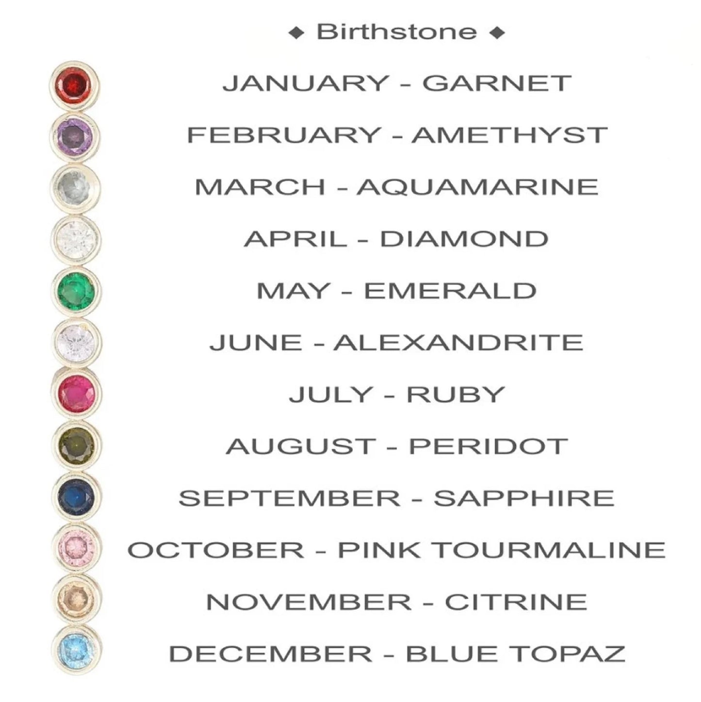 Exquisiter Geburtsblumenring für Damen