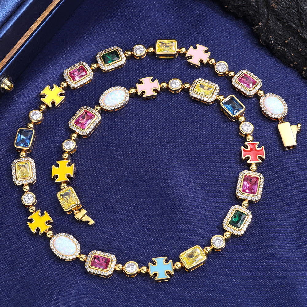 Sonnenwende-Edelsteinarmband (Unisex)