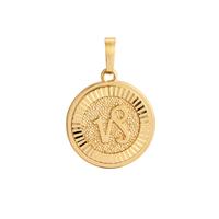 Goldene Sternzeichen-Halskette (Unisex)