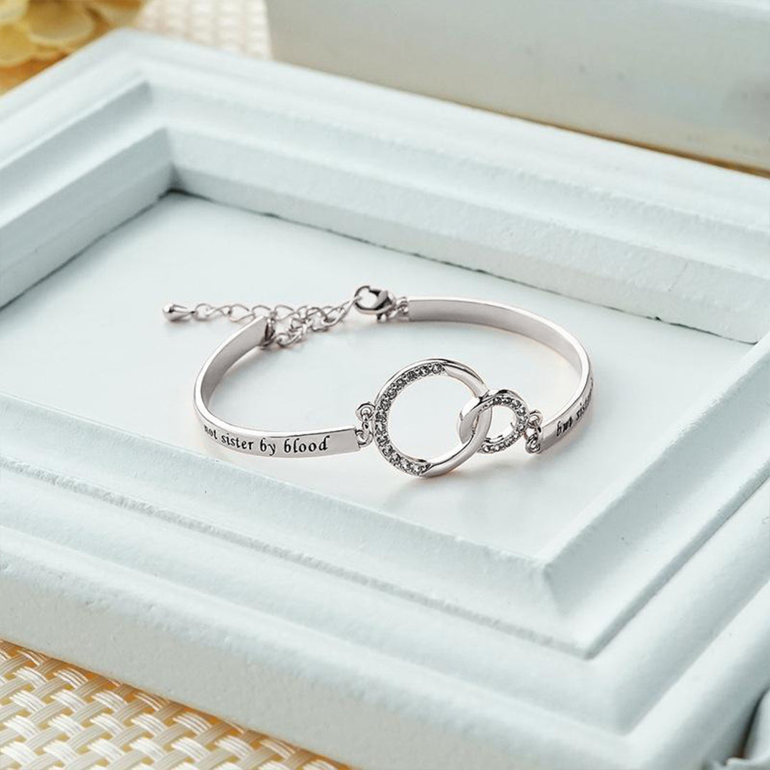 Freundschafts-Herz-Kreis-Armband