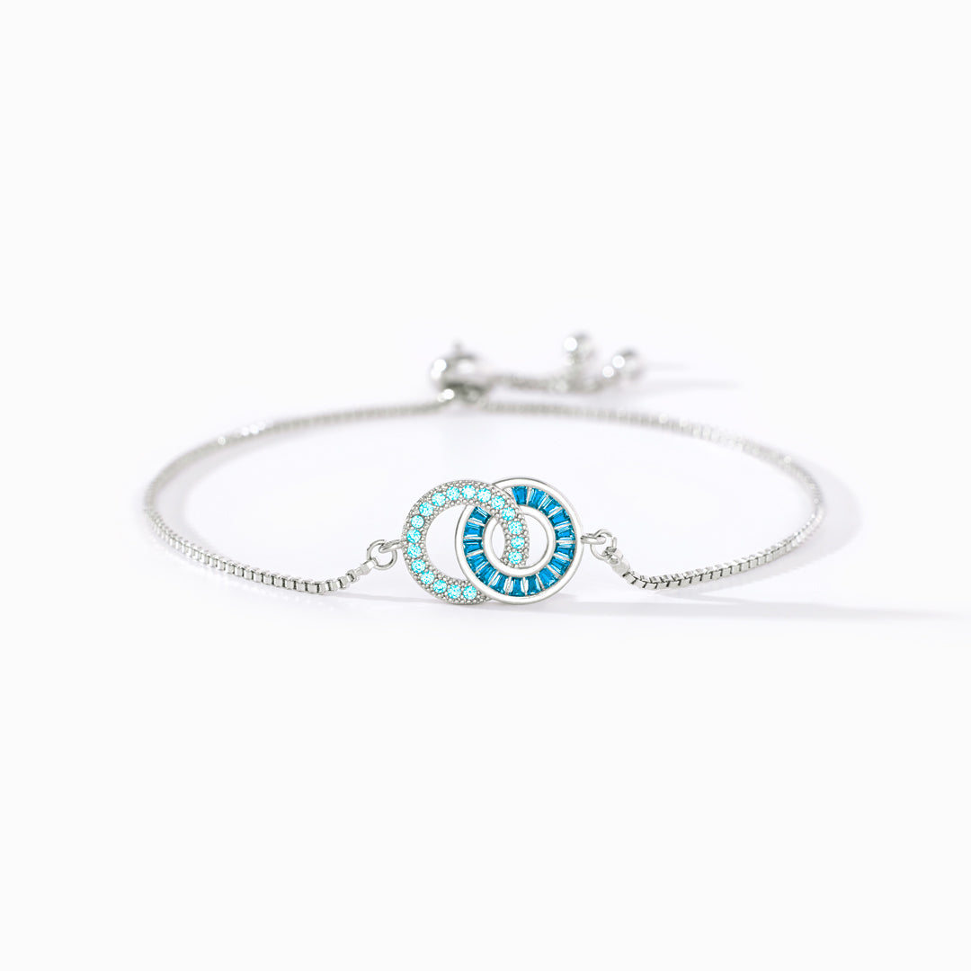 Mutter & Tochter Verbindungskreise Armband