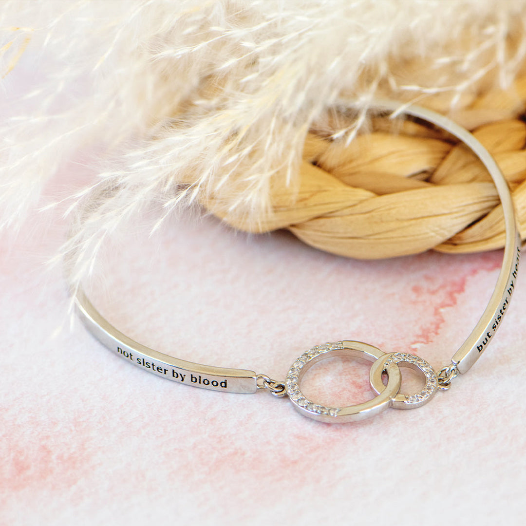 Freundschafts-Herz-Kreis-Armband