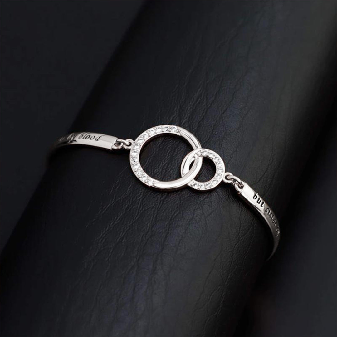 Freundschafts-Herz-Kreis-Armband