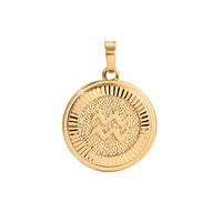 Goldene Sternzeichen-Halskette (Unisex)