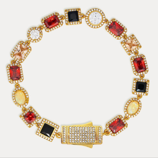 Königliches Edelsteinarmband