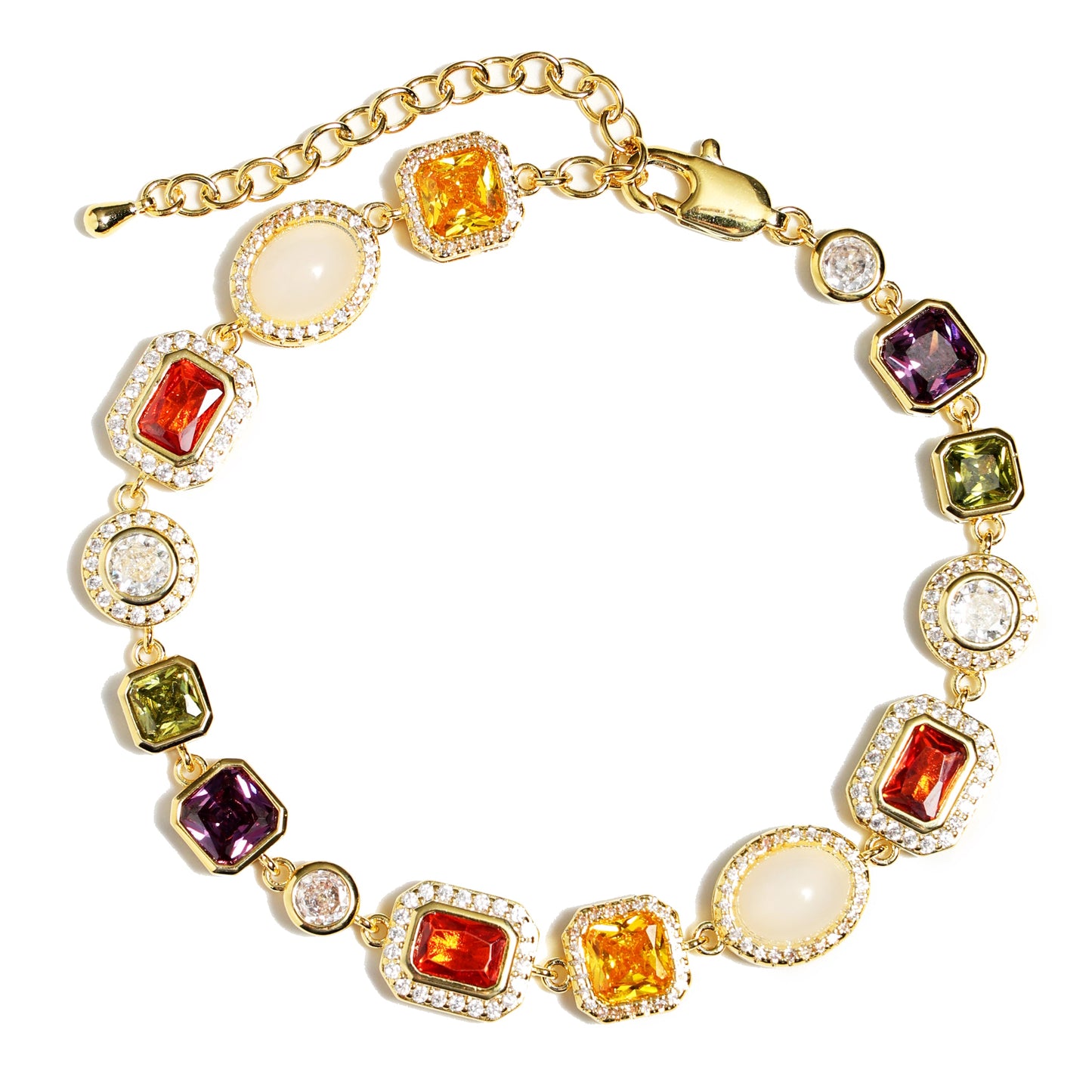 Wunderschönes Edelsteinset (Edelsteinkette und -armband)