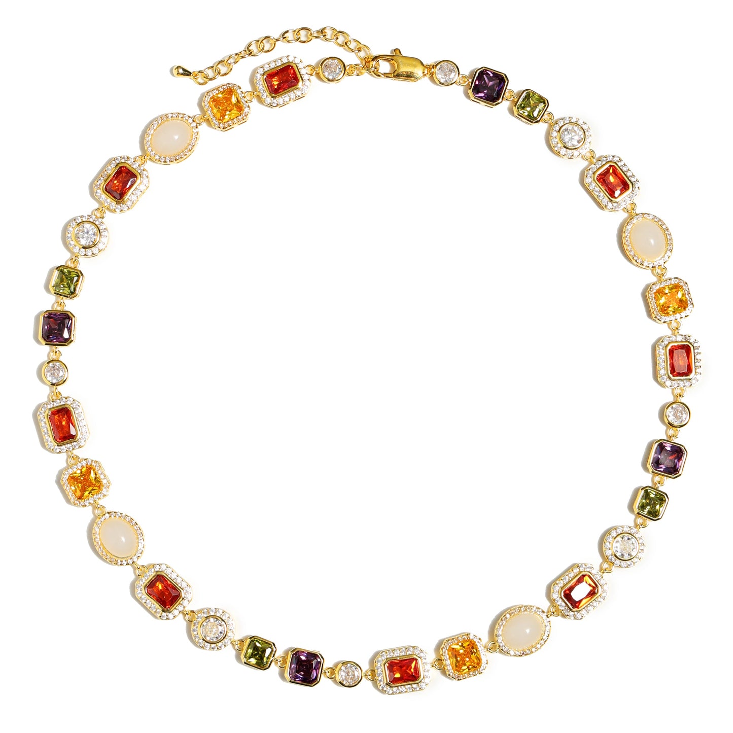 Wunderschönes Edelsteinset (Edelsteinkette und -armband)