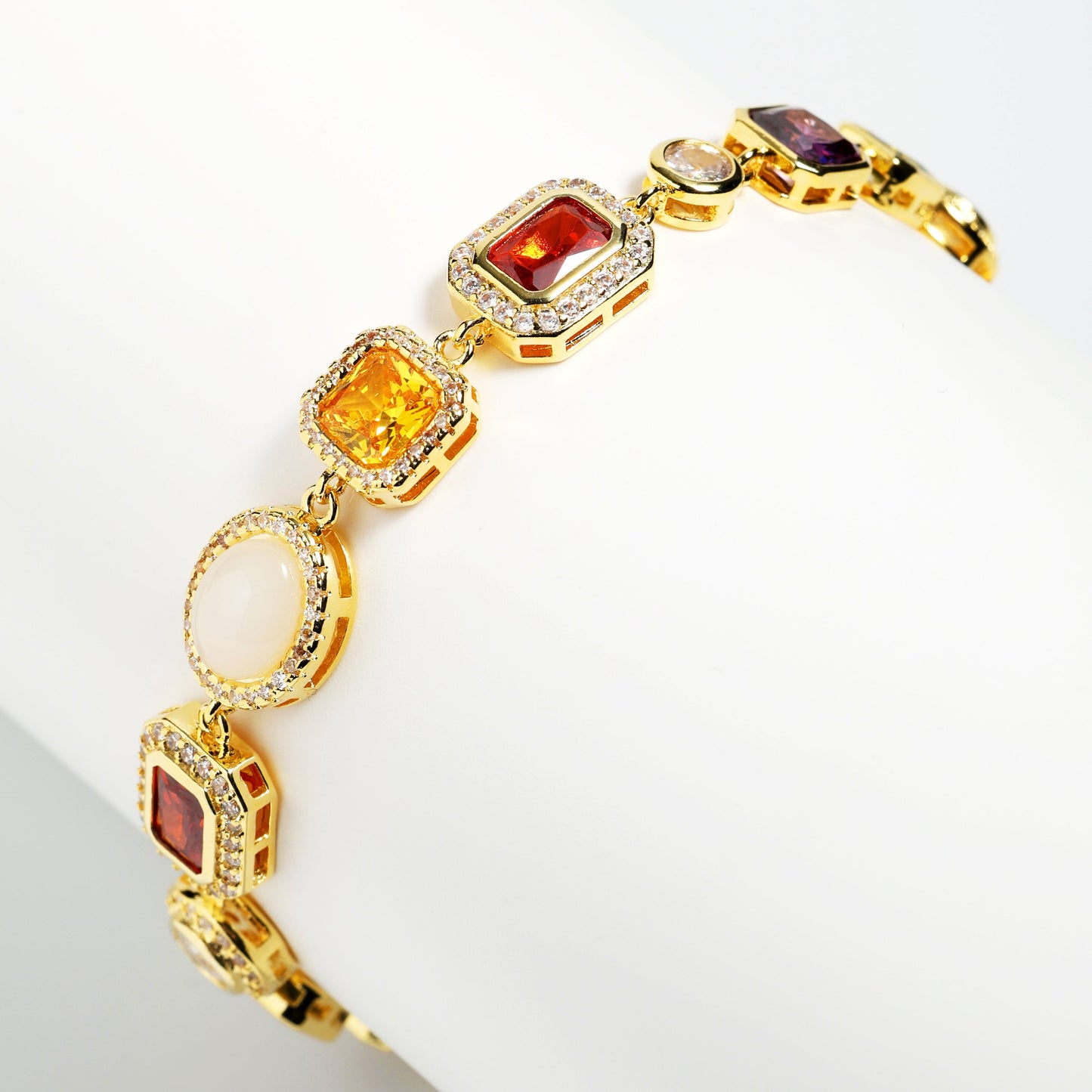 Wunderschönes Edelsteinset (Edelsteinkette und -armband)
