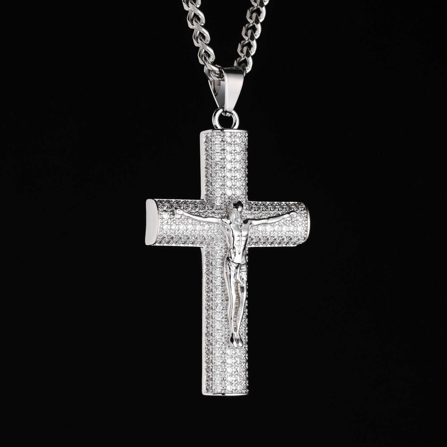 No-Fade 14K vergoldet mit Jesus Christus Kreuz