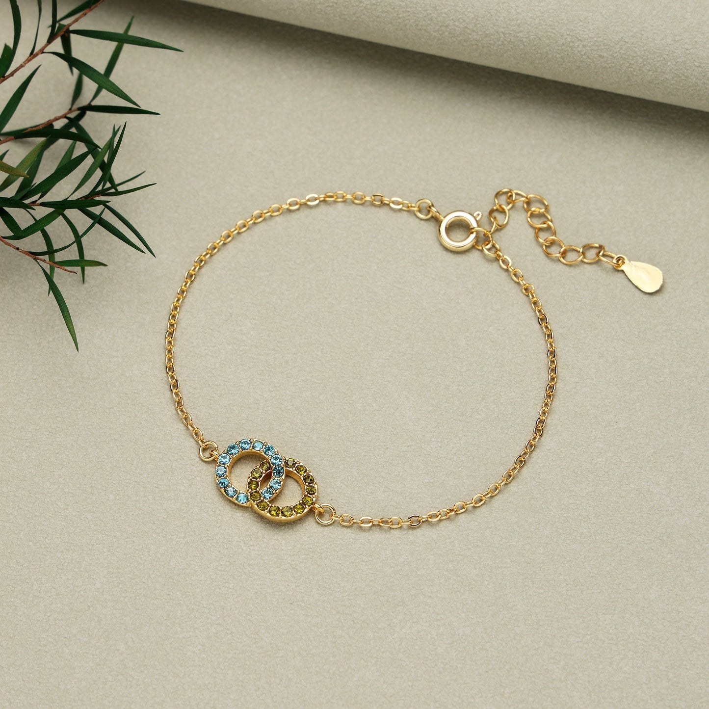 individuelles Ewigkeits-Geburtsstein-Armband