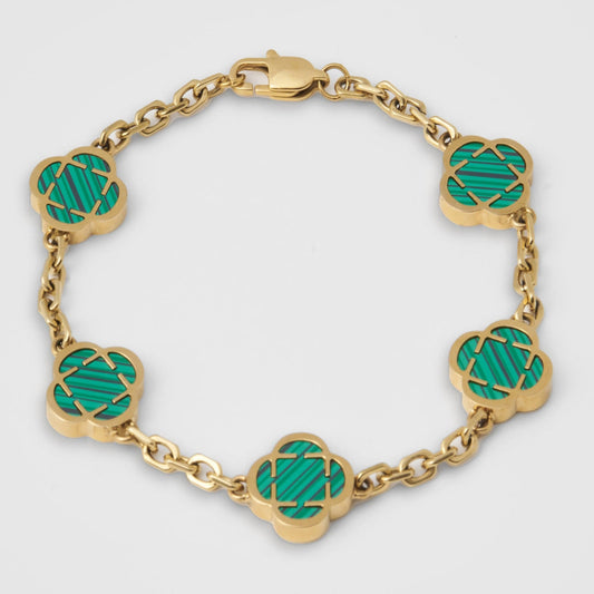 Malachit Edelstein Armband