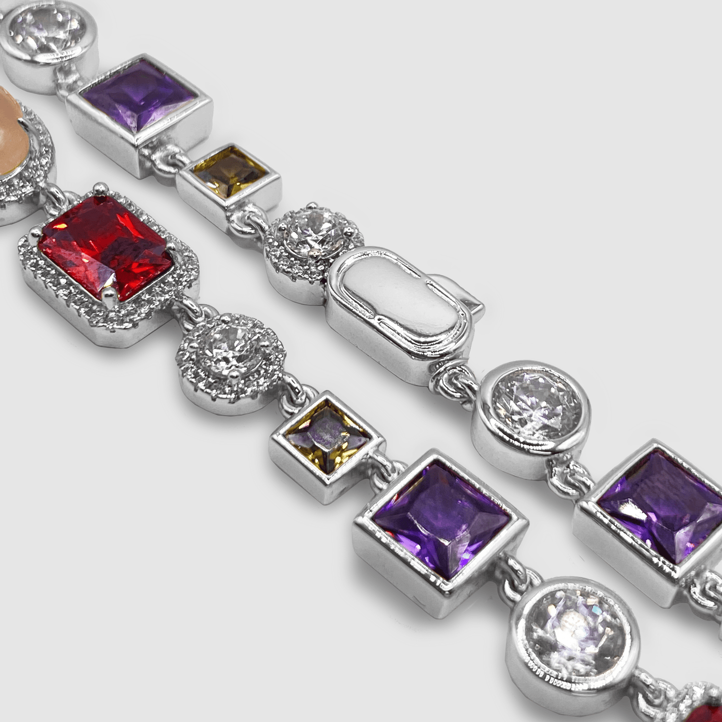 Charm-Edelstein-Halskette