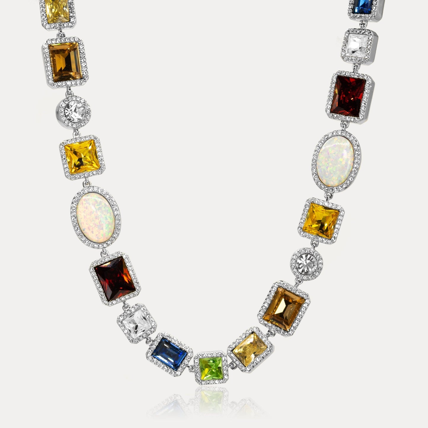 Bunte Edelsteinkette