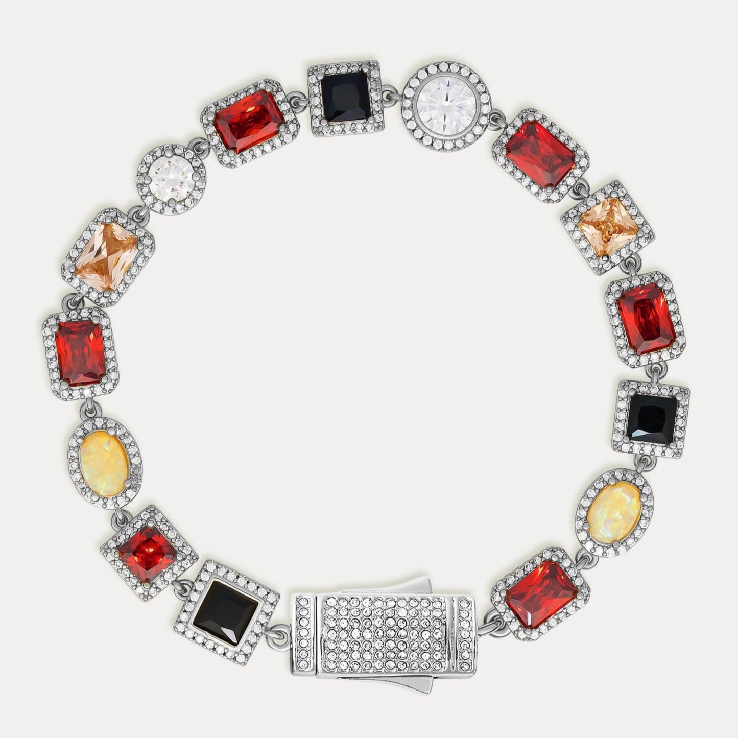 Königliches Edelsteinarmband