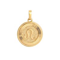 Goldene Sternzeichen-Halskette (Unisex)